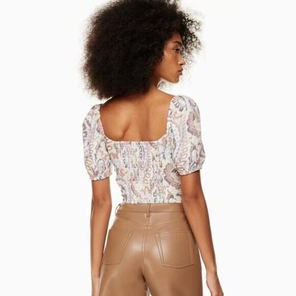 Wilfred Novella Shortsleeve Blouse Size Medium - Picture 3 of 8